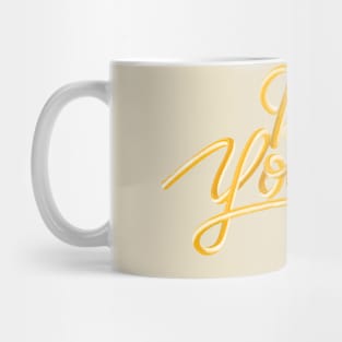 Be yourself 3D gold 1 Mug